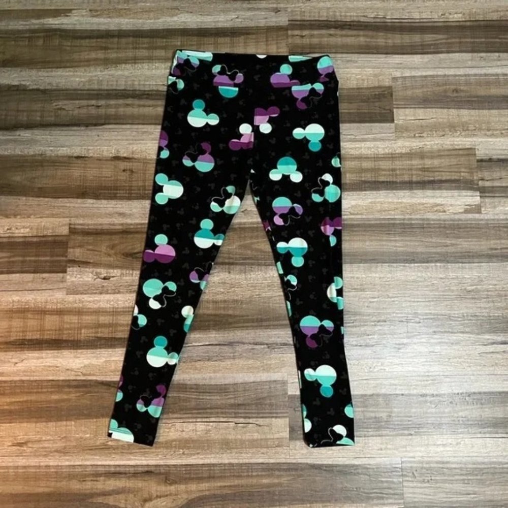 Disney Lularoe Mickey & Minnie Tall/Curvy Leggings